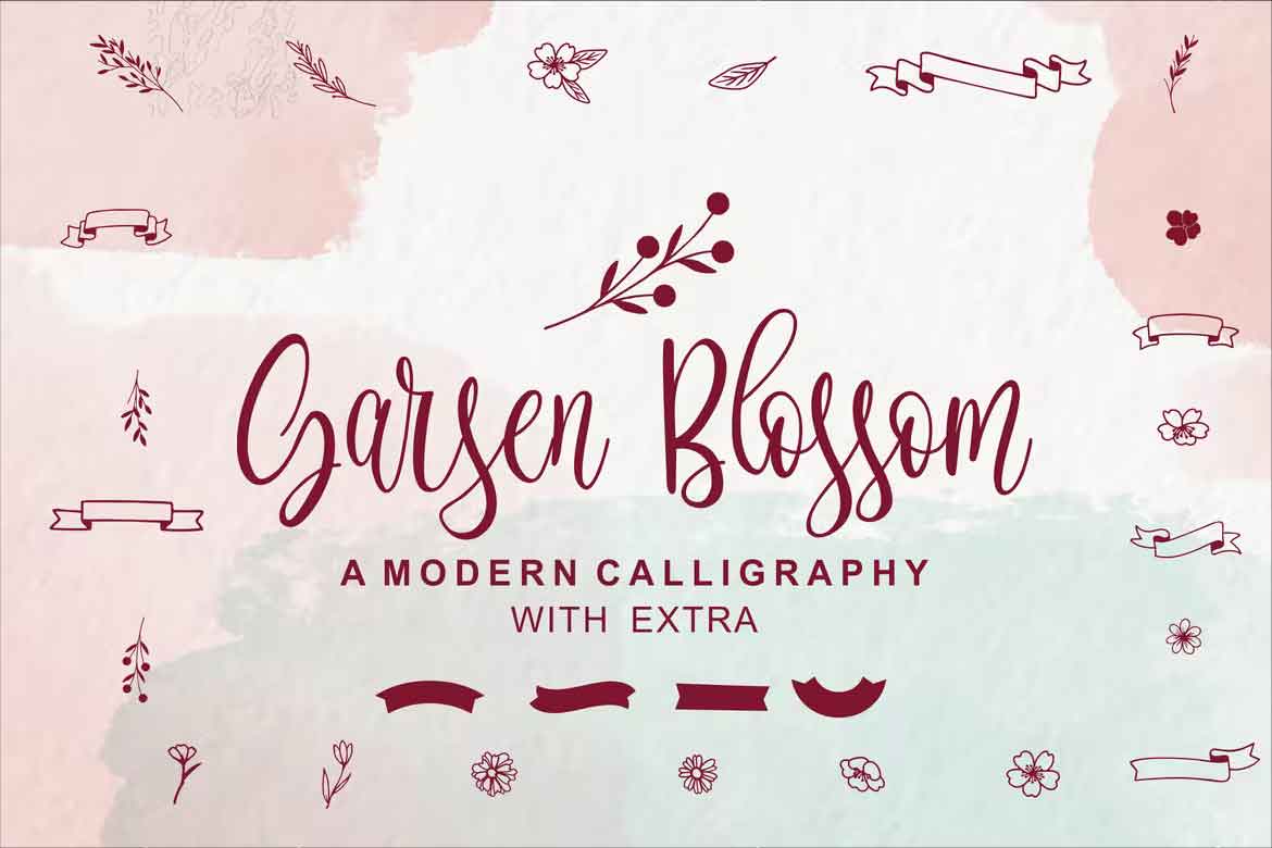 Garsen Blossom Font