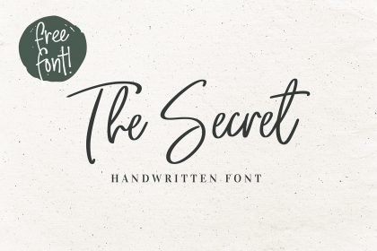 The Secret Script Font