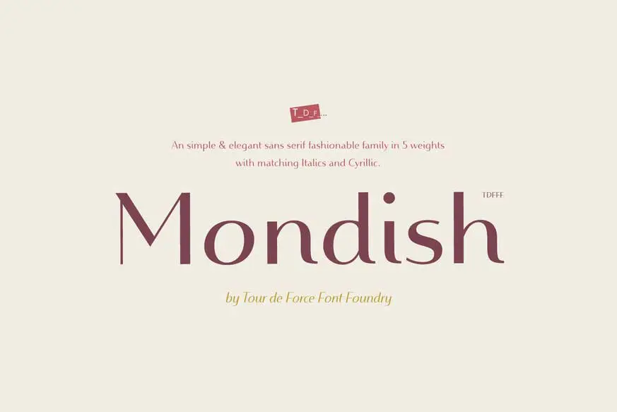Mondish Font Family