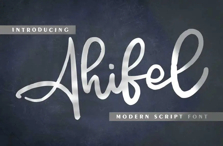 Ahifel Font