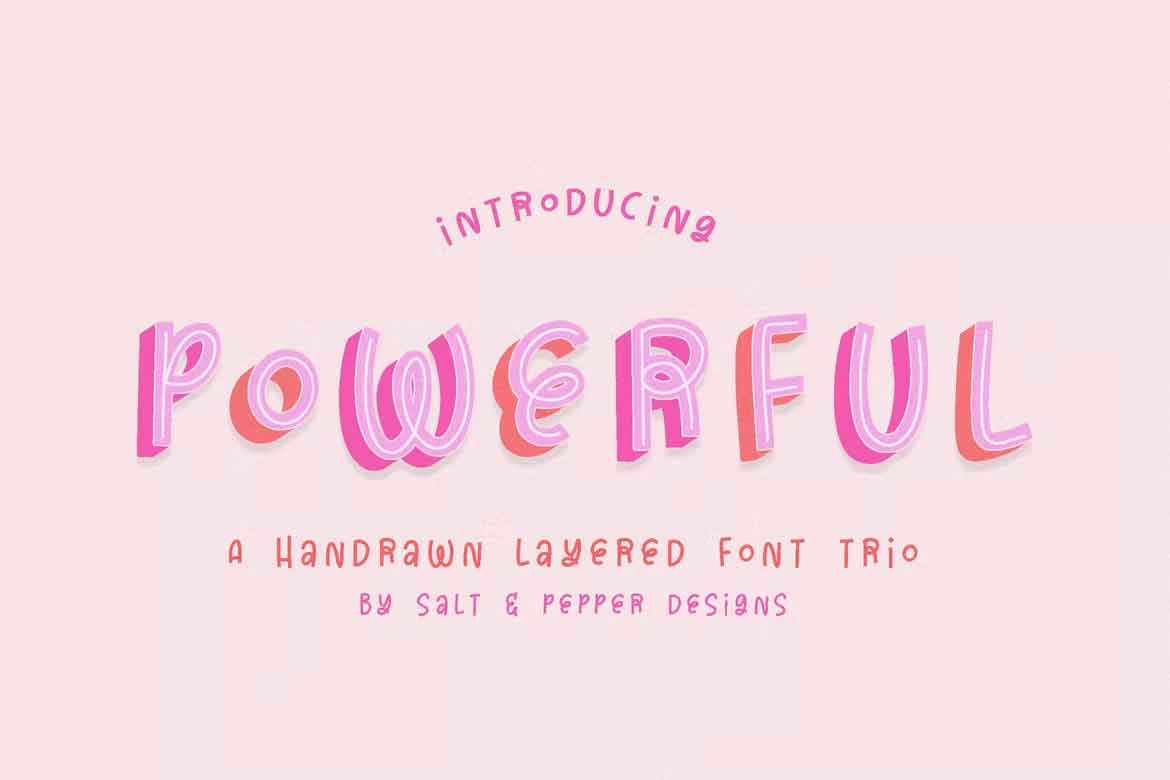 Powerful Font Trio