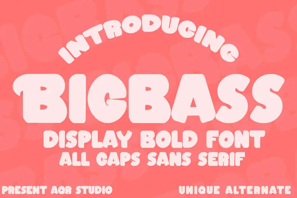 Bigbass Font