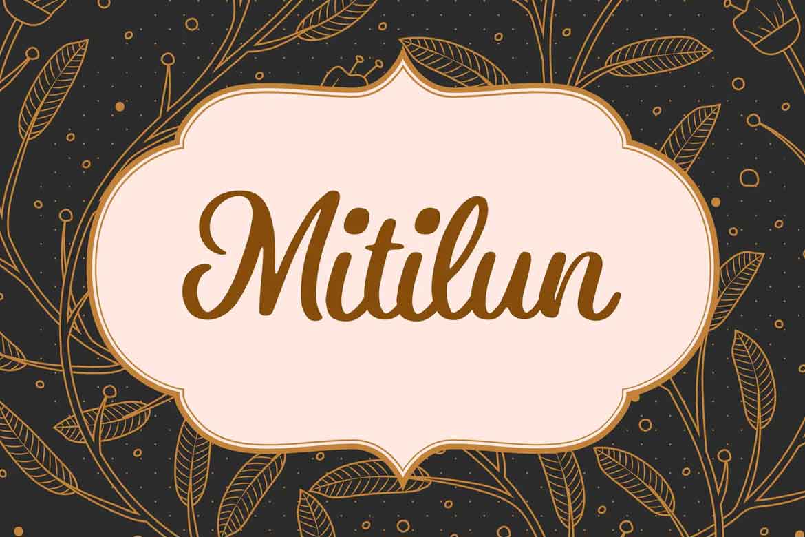 Mitilun Font