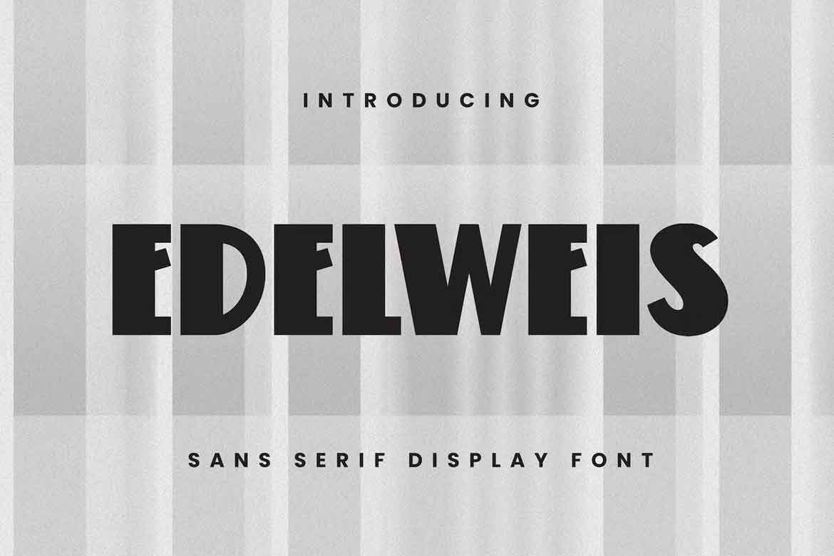 Edelweis Font