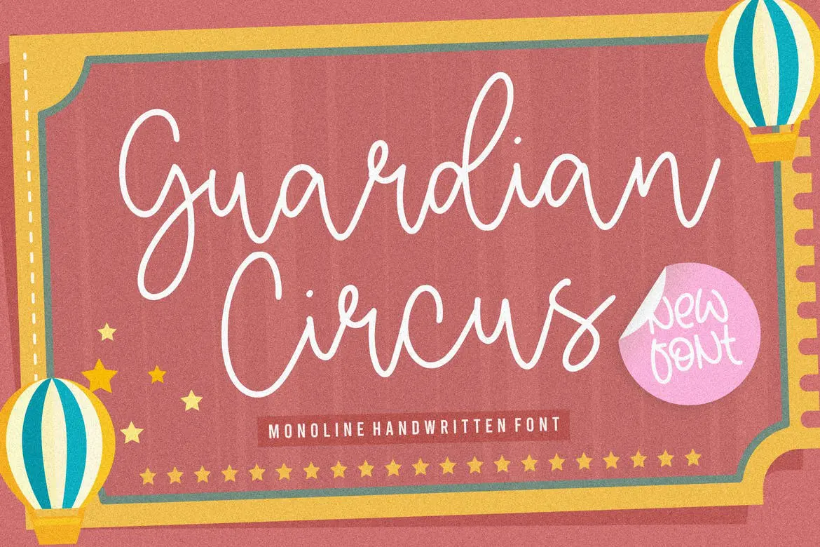 Guardian Circus Script Font