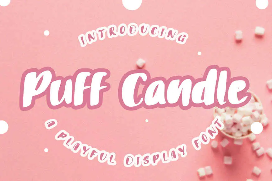 Puff Candle Font