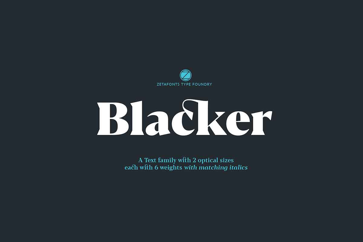 Blacker Font