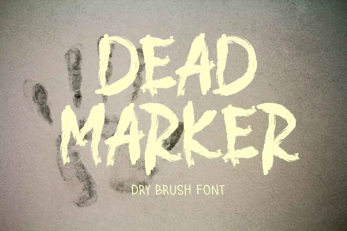 Dead Marker Font