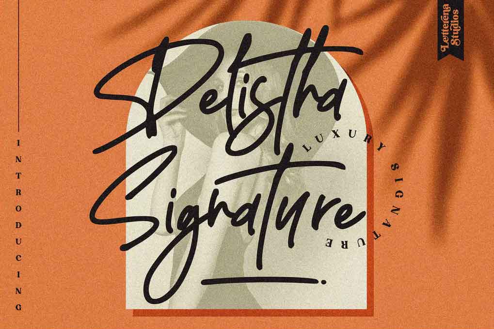 Delistha Signature Font