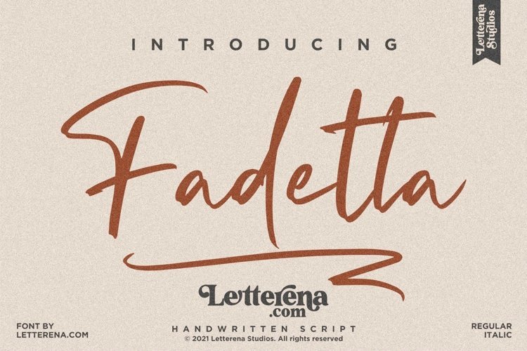 Fadetta Font