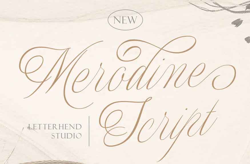 Merodine Script Font