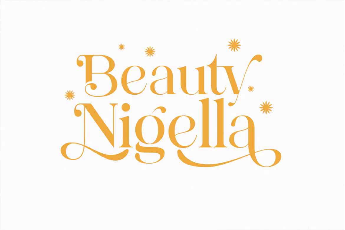 Beauty Nigella Font