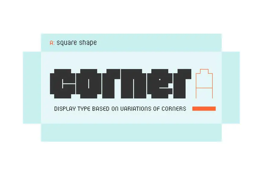 Corner A Font Family