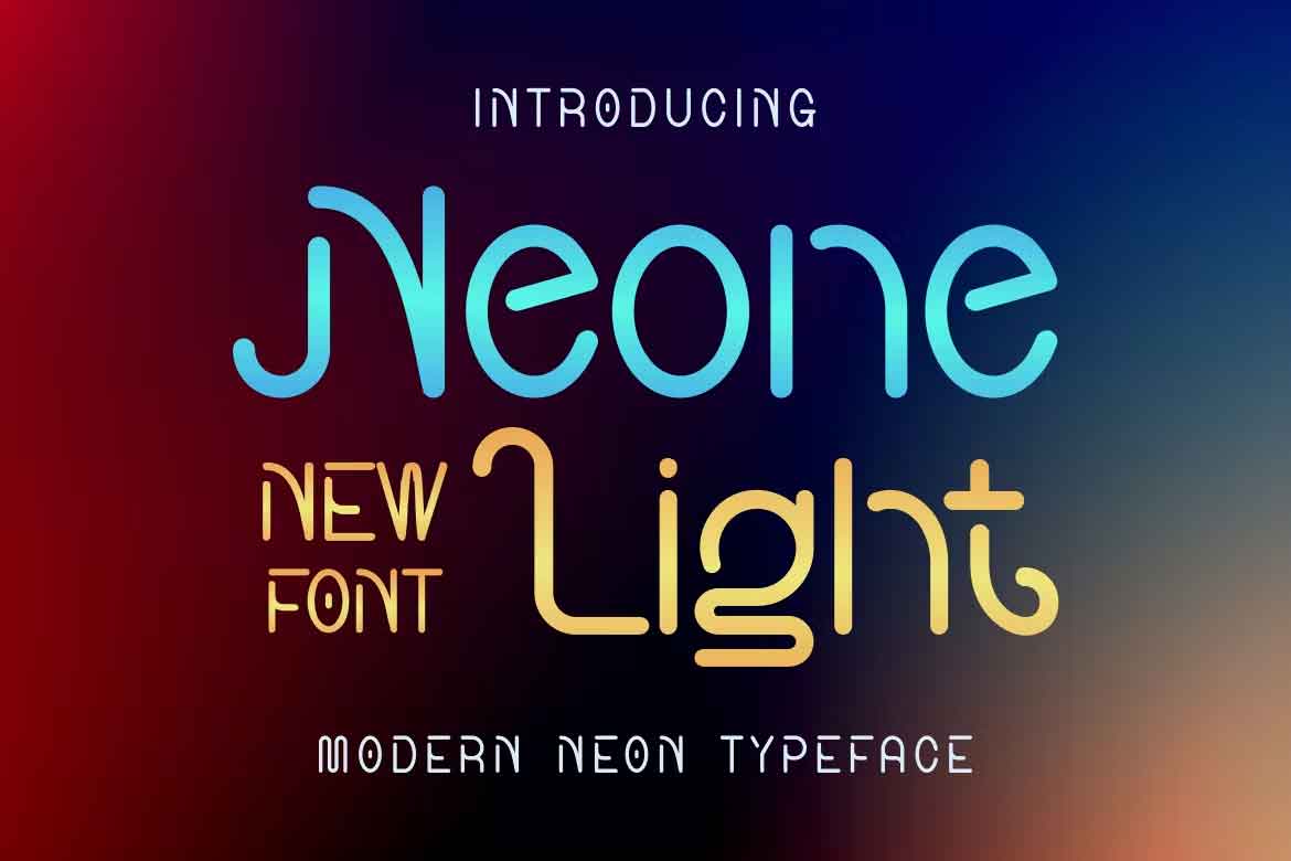 Neone Light Font