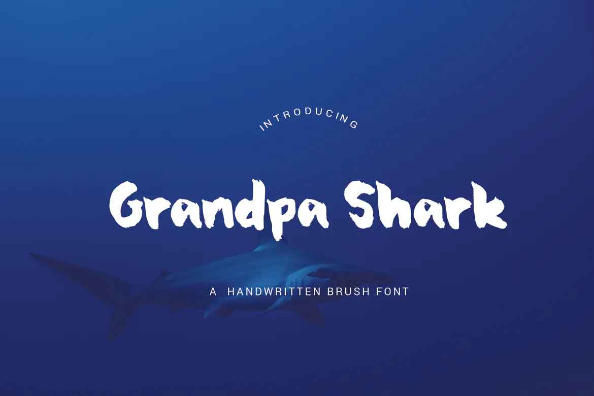 Grandpa Shark Font