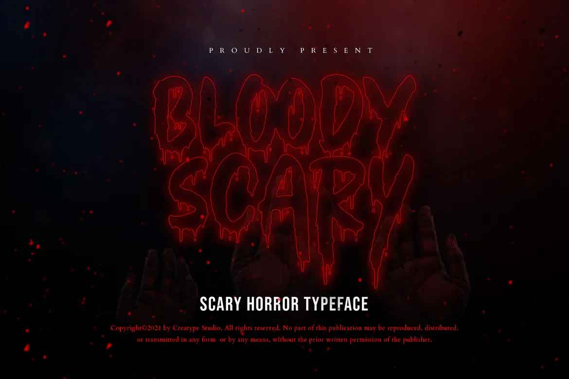 Bloody Scary Font