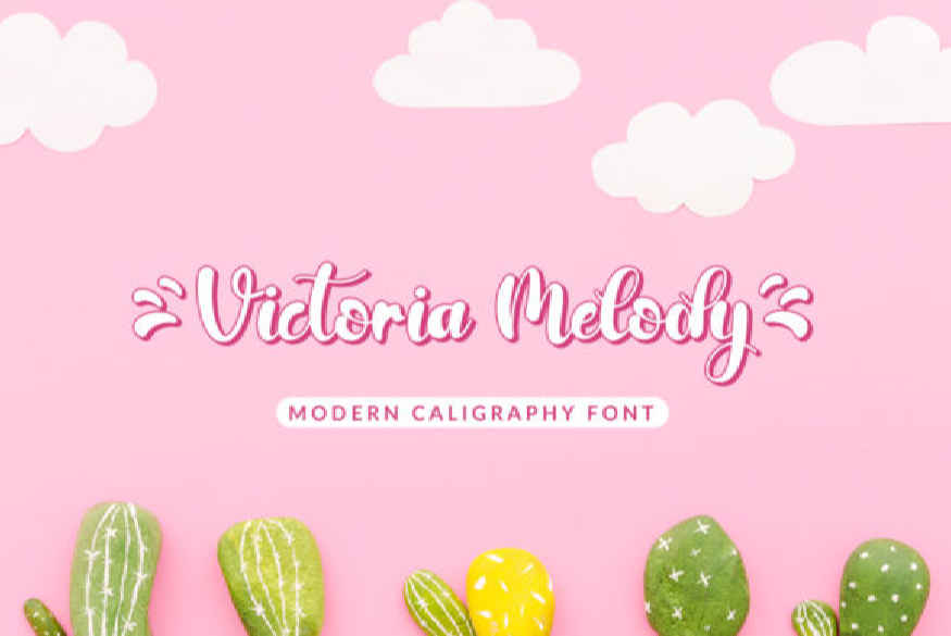 Victoria Melody Font