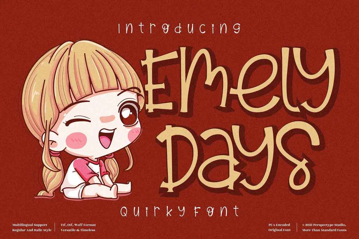 Emely Days Font
