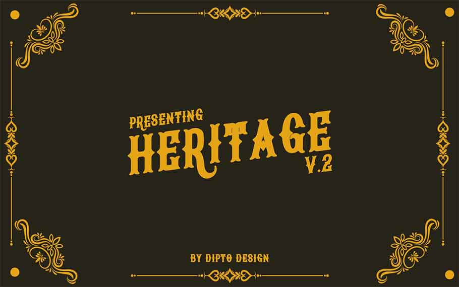 Heritage V2 Font