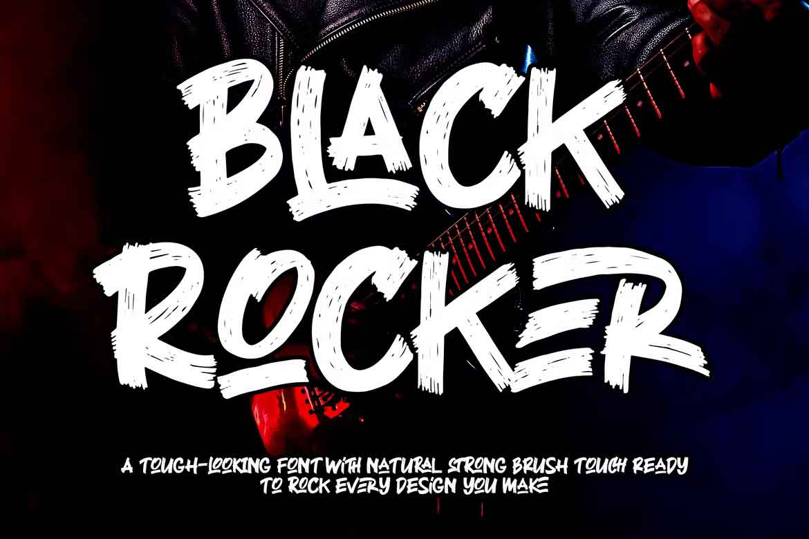 Black Rocker Font