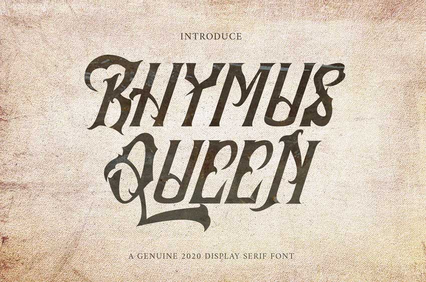 Rhymus Queen - Gothic Blackletter VW