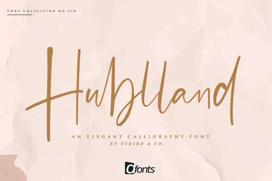 Hublland Script Font