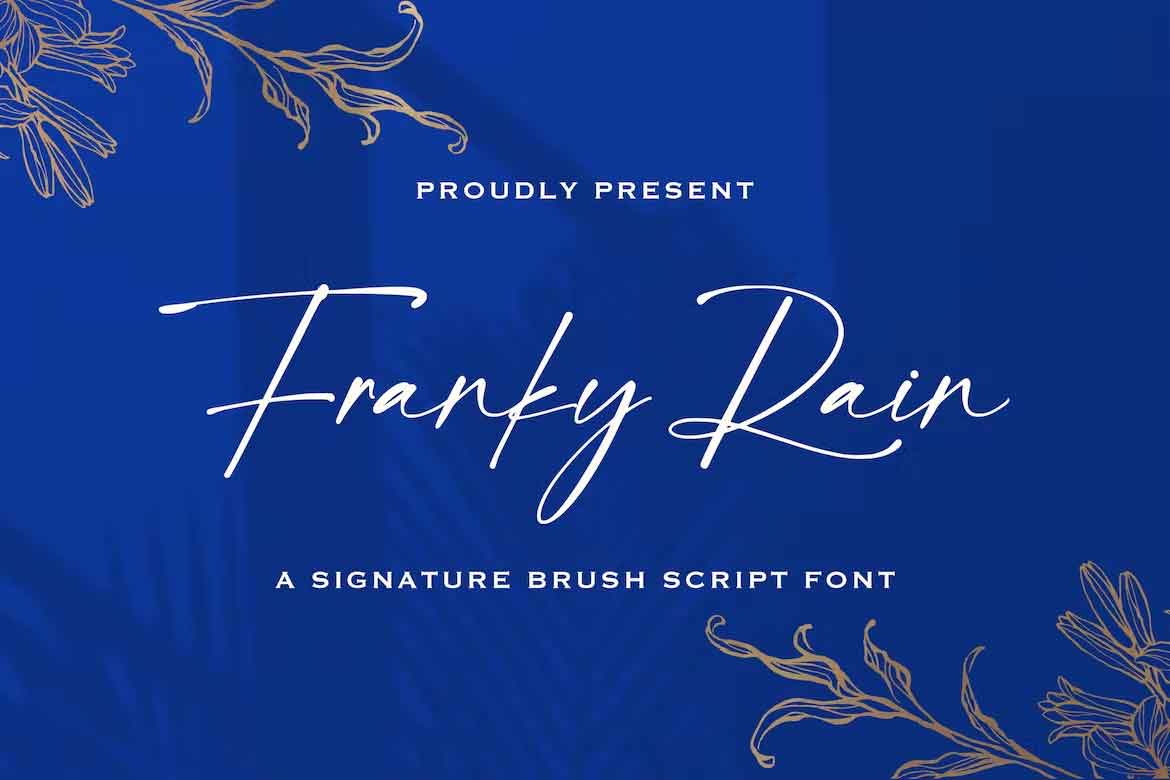 Franky Rain Font