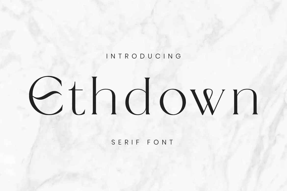 Ethdown Font