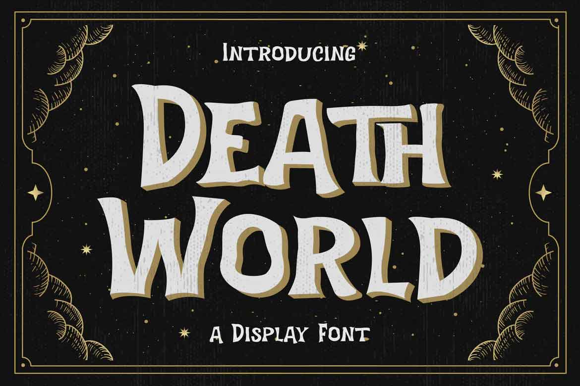 Death World Display Font