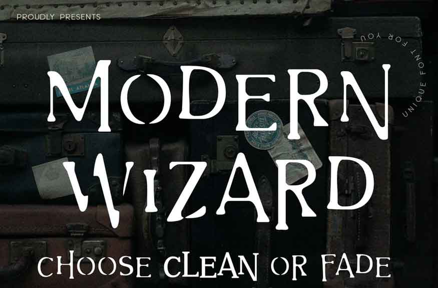 Modern Wizard Font