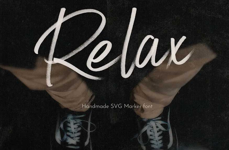 Relax SVG Font