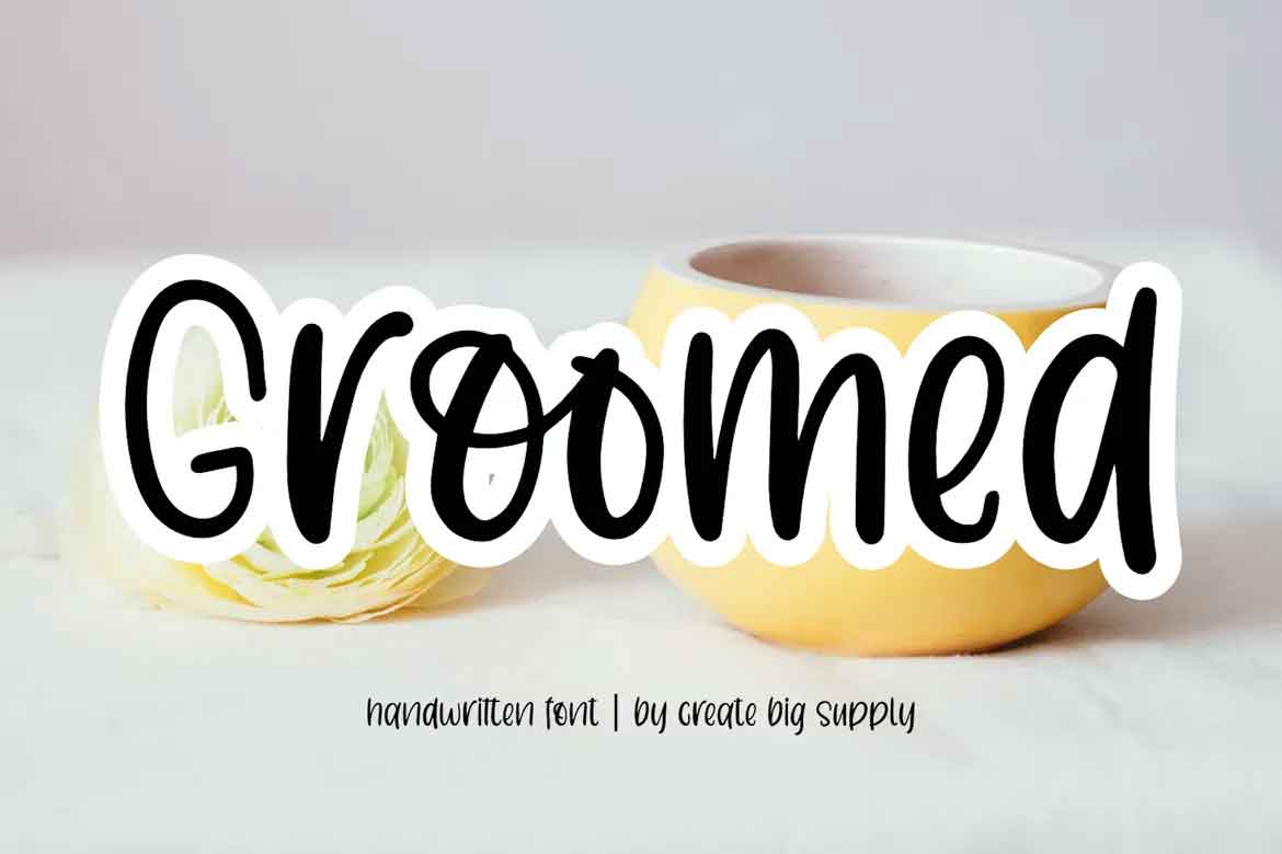 Groomed Font