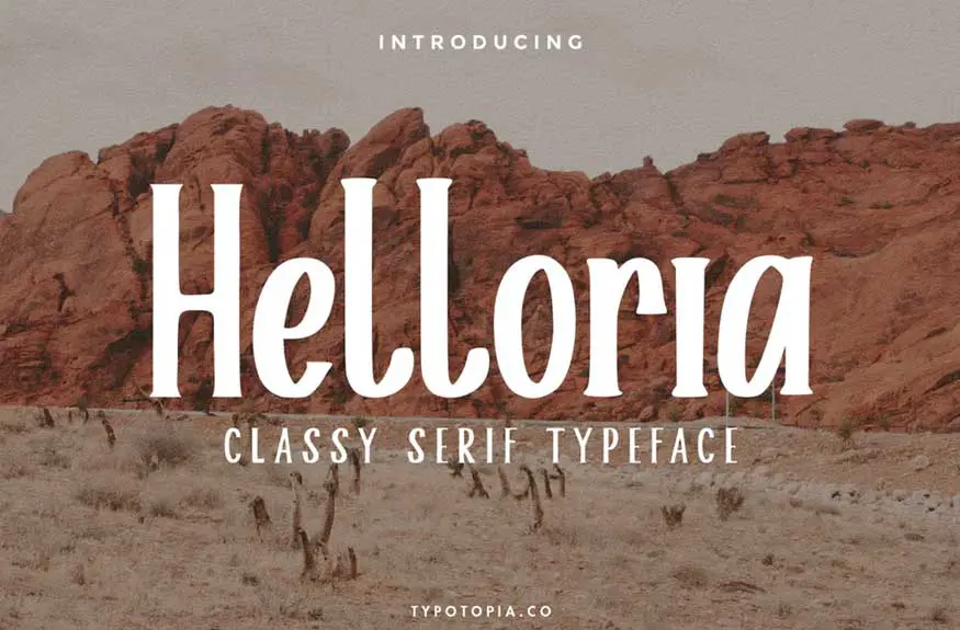 Helloria Font