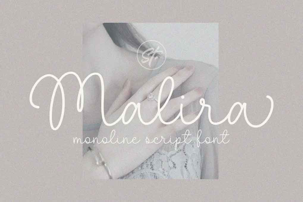 Malira Monoline Font