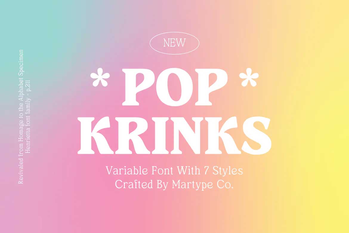 Pop Krinks Font