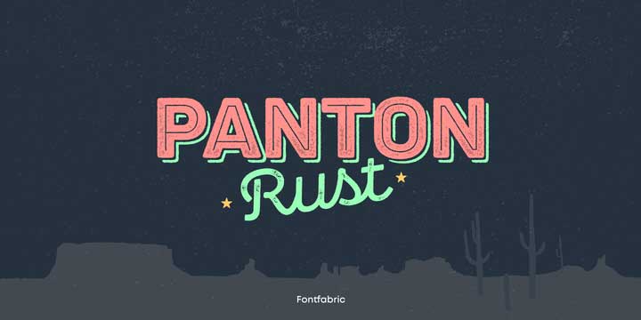 Panton Rust Font Family