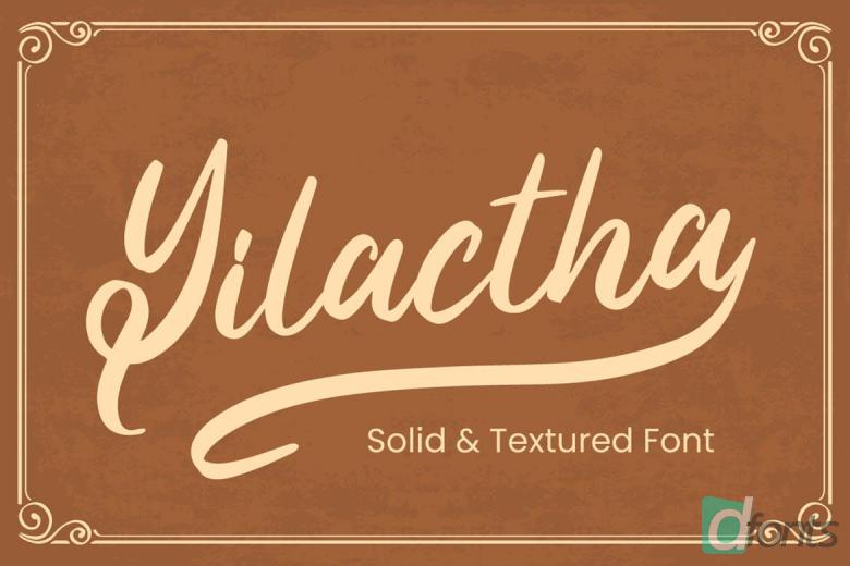 Yilactha - Script Font
