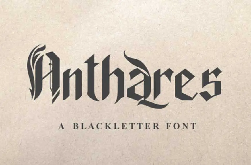 Anthares Font