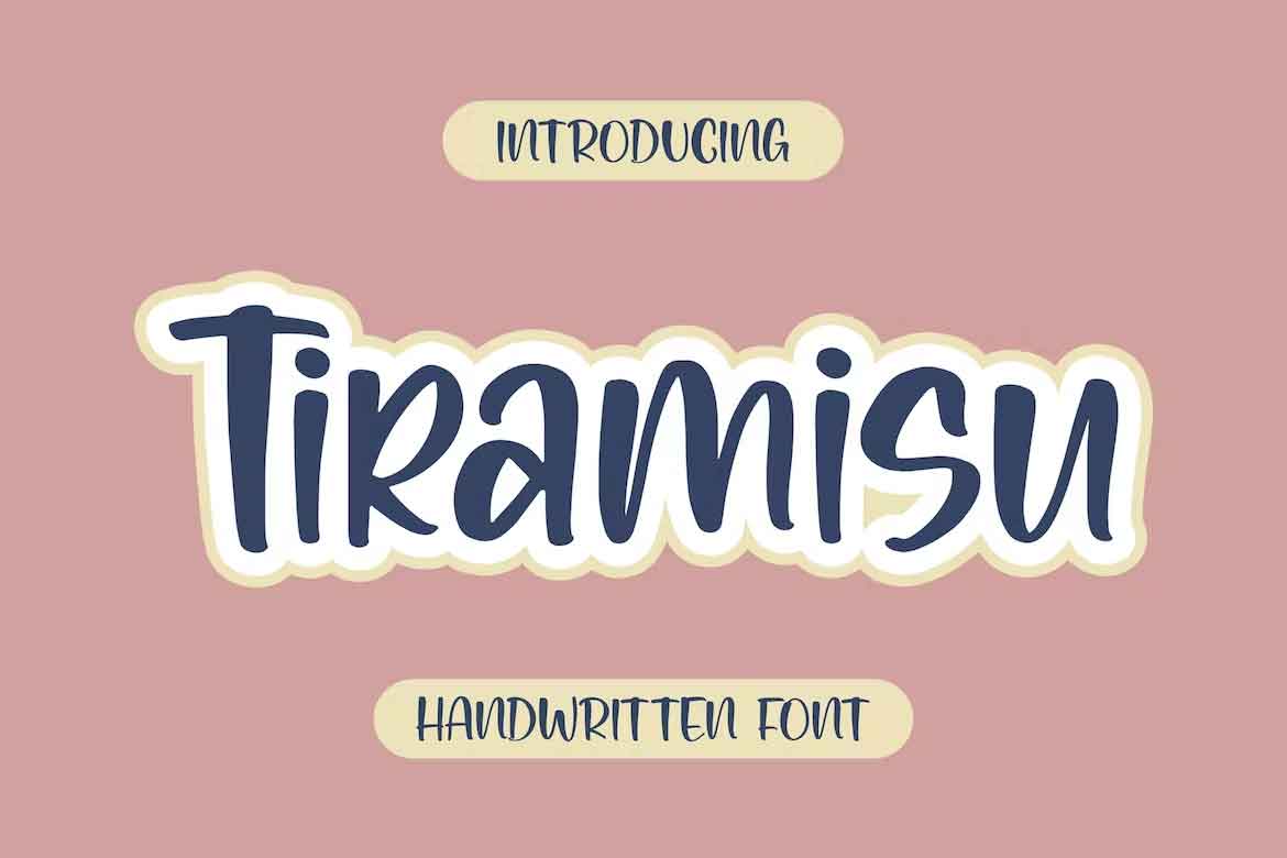 Tiramisu Font