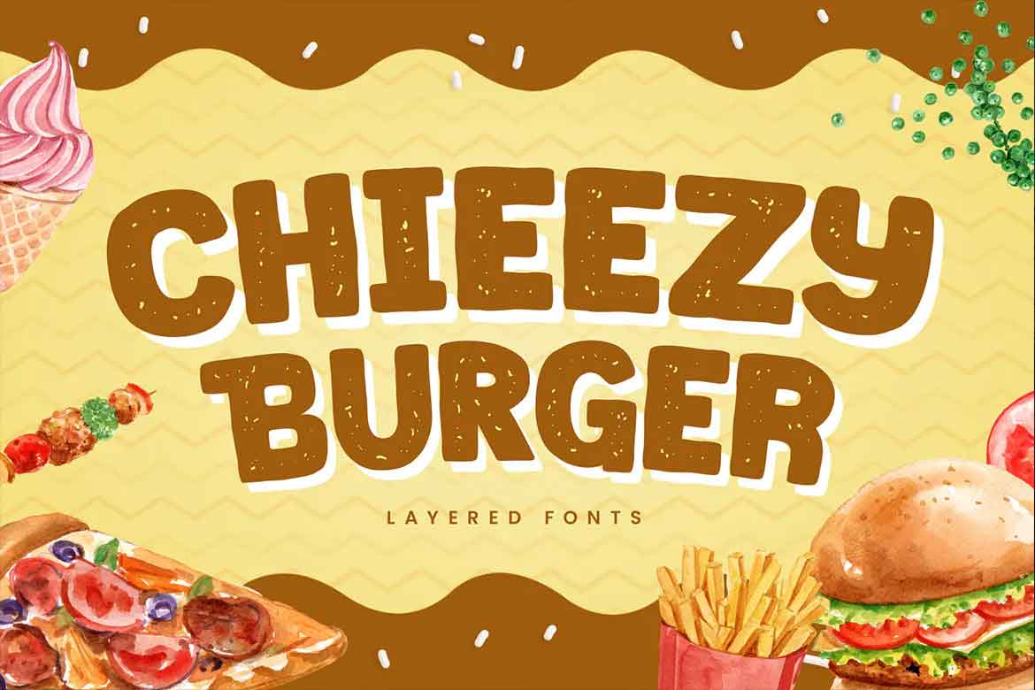 Chieezy Burger Font