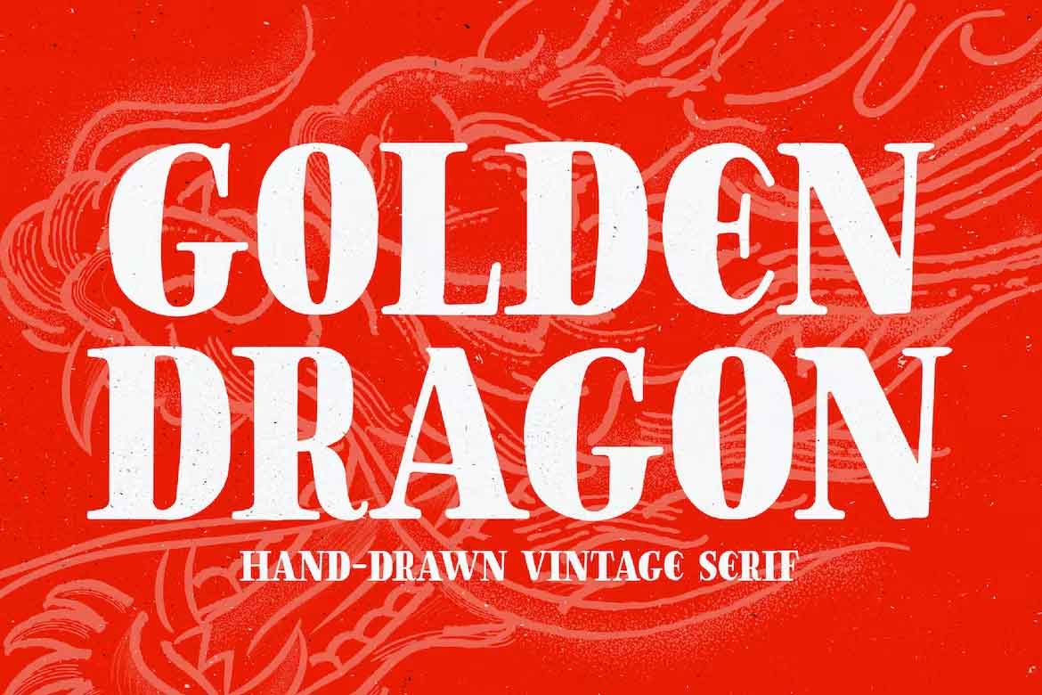 Golden Dragon Font