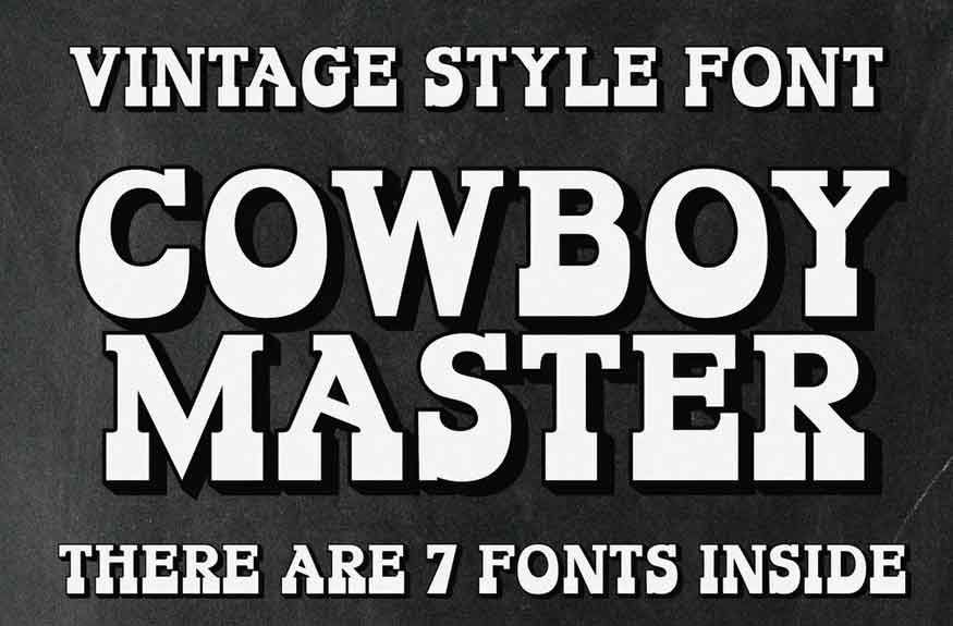 Cowboy Master Font