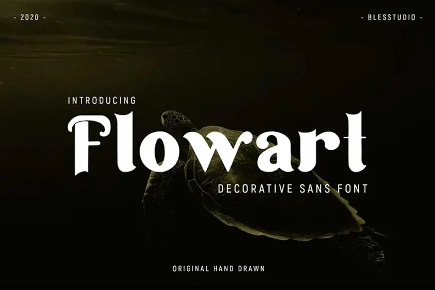 Flowart Font