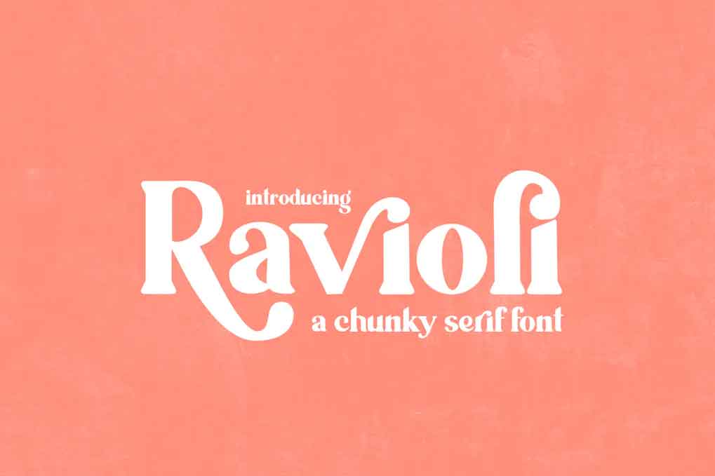 Ravioli Font
