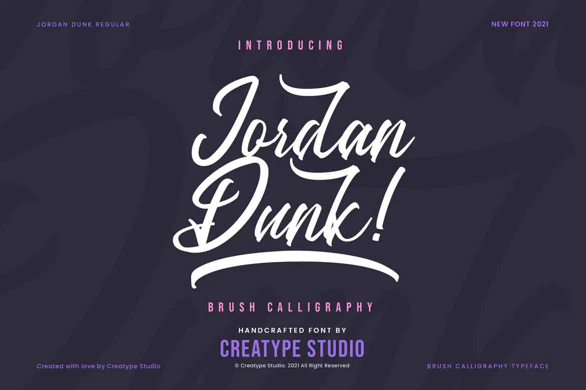 Jordan Dunk Font