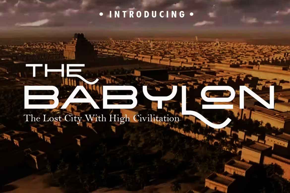 The Babylon Font
