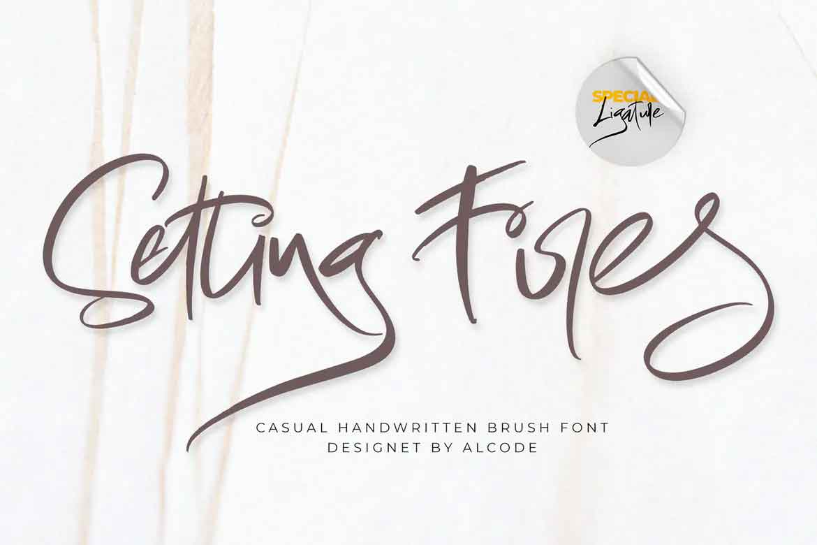 Setting Fires Font