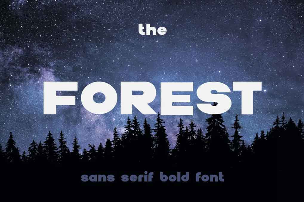 The Forest Font