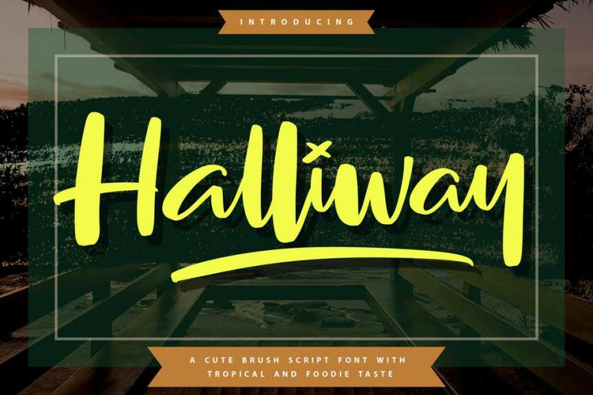 Halliway Brush Script Font