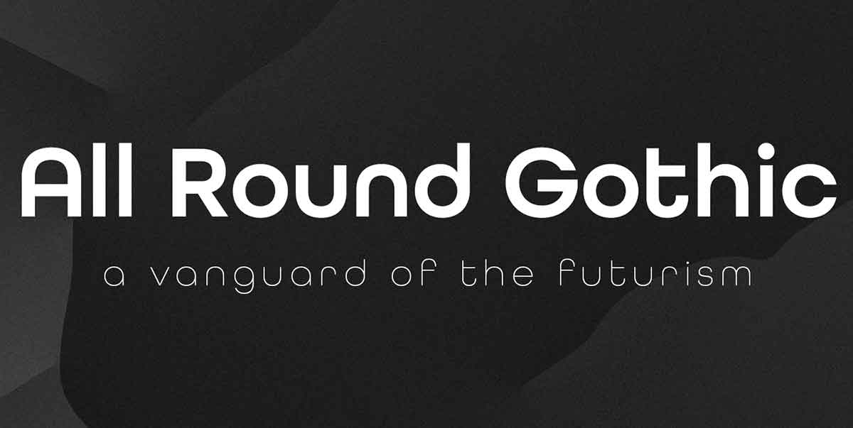 All Round Gothic Font Family